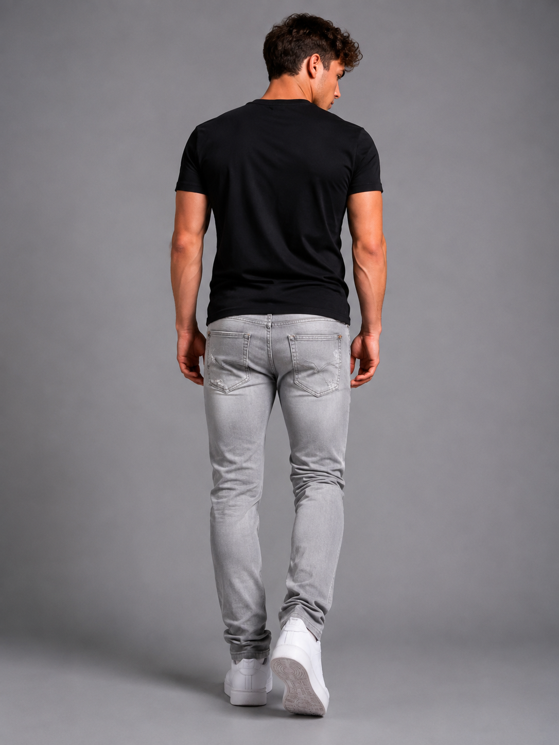 Fit jeans - grijs