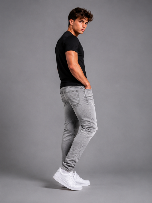 Fit jeans - grijs