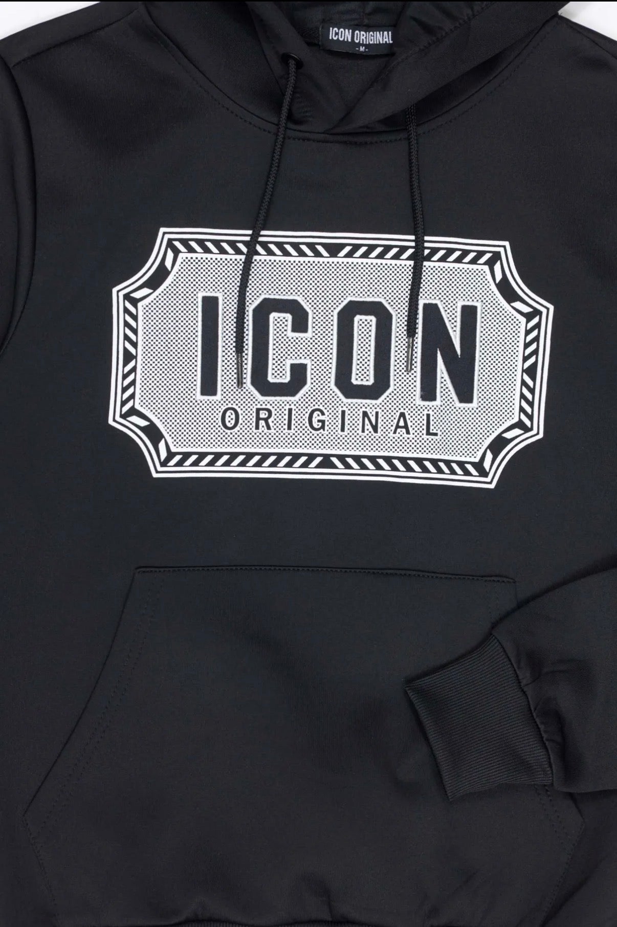 Icon - Joggingpak Zwart met logo - heren