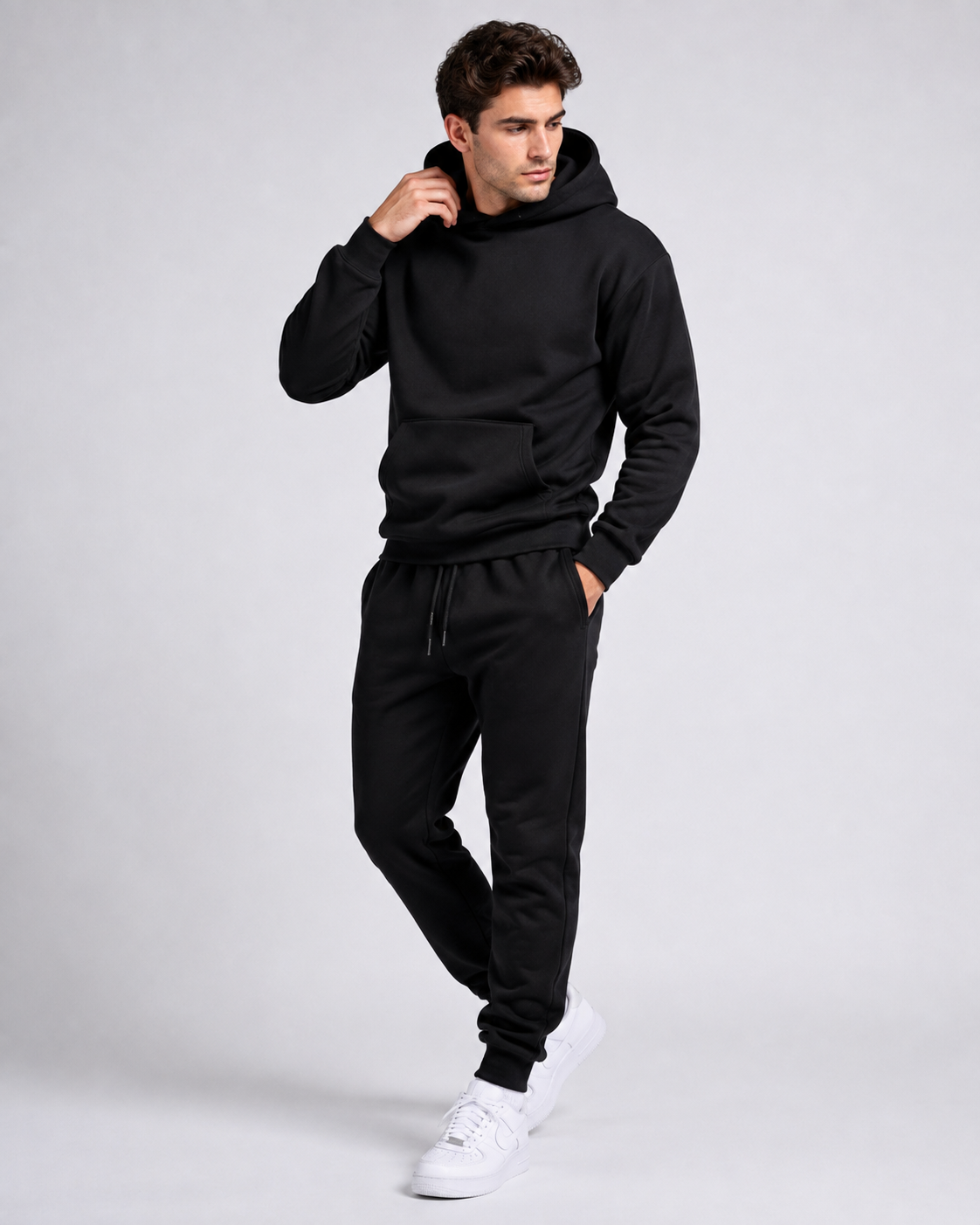 Joggingpak Zwart  - heren
